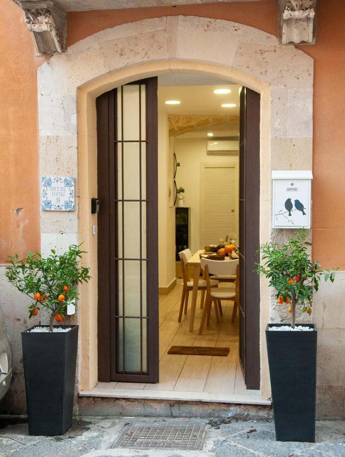 Ferienwohnung Loft Del Teatro Syrakus Exterior foto